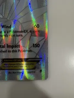 Pokemon Dialga EX Full Art Secret Rare Silver Card 122/119 Phantom Forces - Image 3