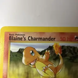 Pokemon TCG Blaine's Charmander 1st Edition Common Card 61/132 Gym Heroes - Image 3