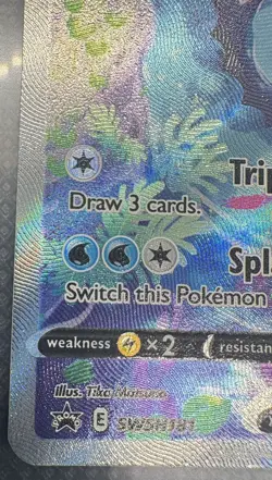 Pokemon TCG Vaporeon V SWSH181 and Vaporeon VMAX SWSH182 Black Star Promo Cards - Image 4