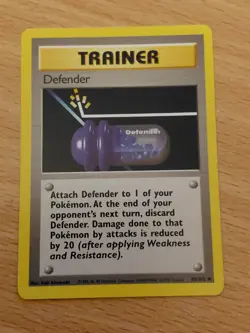 Pokemon Trading Card Game TCG Defender 80/102 Base Set Trainer Regular 1999 - Image 1