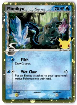 Mimikyu (Delta Species) Promo SWSH: Sword & Shield Promo Cards SWSH136 NM - Image 1