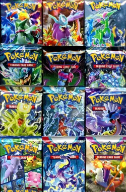12x Pokemon Booster Pack Lot - AUTHENTIC, UNWEIGHED, & SEALED Cards! - Image 2