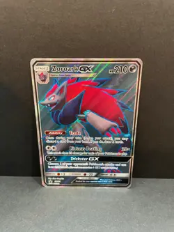ZOROARK GX SM84 FULL ART HOLO SUN & MOON PROMO POKEMON CARD NM - Image 1