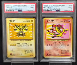PSA 9 Moltress Zapdos ANA promo No.145 146 Mint Condition Japanese Pokemon Card - Image 1