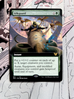 (Extended Art) Silkguard | NM | Kamigawa Neon Dynasty Commander #71 | MTG Card - Image 1