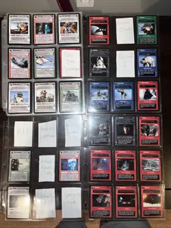 Star Wars CCG Card Game Lot Decipher Hoth And New Hope Cards - Image 2