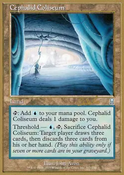 MTG Cephalid Coliseum (cr317/156) World Championship Decks 2002 MP - Image 1