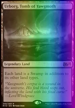 MTG Magic the Gathering Urborg, Tomb of Yawgmoth (248/298) Magic 2015 LP FOIL - Image 1