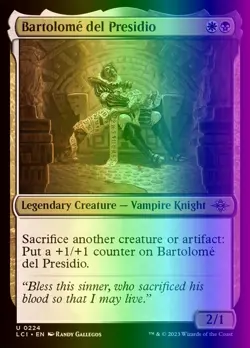 MTG Bartolome del Presidio (224/491) The Lost Caverns of Ixalan NM FOIL - Image 1