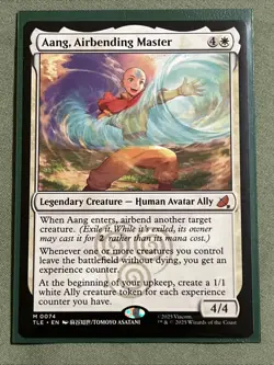 Aang, Airbending Master - TLE 0074 - NM - MTG Magic - Image 1