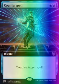 MTG Magic the Gathering Counterspell (632/794) Commander Legends LP FOIL - Image 1