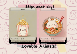 4 Food Tokens, Cute Proxy - Image 3