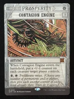 1x MTG Contagion Engine - Outlaws of Thunder Junction: Breaking News (OTP) #61 - Image 1