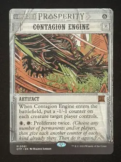 1x MTG Contagion Engine - Outlaws of Thunder Junction: Breaking News (OTP) #61 - Image 3