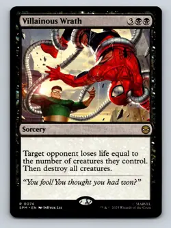 MTG Villainous Wrath R0074 Marvel's Spider-Man Regular NM - Image 1