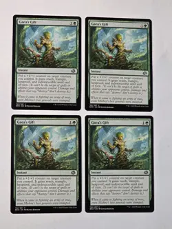 4x Gaea's Gift - The Brother's War - Near Mint - MTG - Image 1