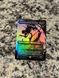 Drivnod, Carnage Dominus SHOWCASE FOIL Phyrexia: All Will Be One 305 MTG - Image 1