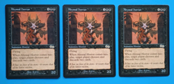 Magic the Gathering MTG Urza's Saga ABYSSAL HORROR X 3 ( 2 LP/EX & 1 MP) Rare! - Image 1