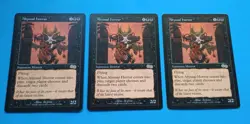 Magic the Gathering MTG Urza's Saga ABYSSAL HORROR X 3 ( 2 LP/EX & 1 MP) Rare! - Image 2