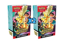 PRESALE Pokemon TCG Mega Evolution Ascended Heroes Booster Bundle Lot of 2 - Image 1