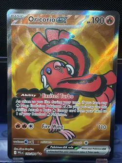 Pokemon Oricorio ex 110/094 Phantasmal Flames Holo Ultra Rare Full Art 2025 NM - Image 1