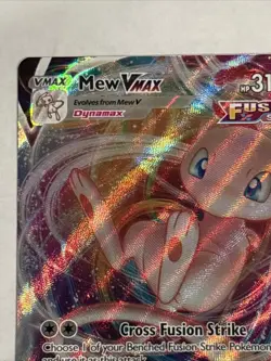 Pokemon TCG Mew VMAX Ultra Rare Holo Swsh08: Fusion Strike 114/264 NM Condition - Image 2
