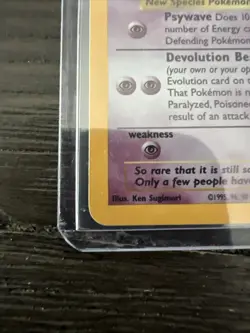MINT Pokemon Mew #9 Holo Black Star Promo 2000 League Rare - Image 5