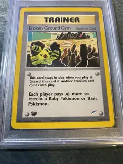Pokemon - Broken Ground Gym Neo Destiny 1st Edition #92 PSA 10 - Image 4