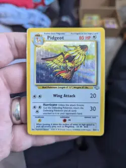 Pokemon TCG Pidgeot 8/64 Jungle Holo Rare Unlimited WOTC Vintage - Image 1