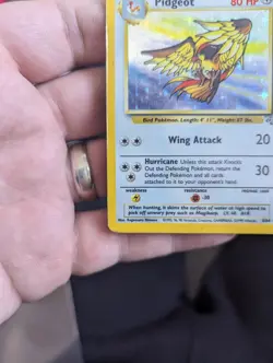 Pokemon TCG Pidgeot 8/64 Jungle Holo Rare Unlimited WOTC Vintage - Image 4