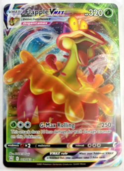 Flapple VMAX - 019/163 Ultra Rare Battle Styles NM Pokemon TCG - Image 1