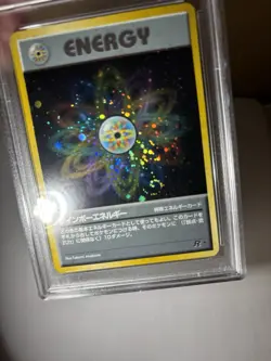 Rainbow Energy Rocket 1997 Pokemon Japanese Holo PSA 8 NM-MT ⚡DBL SWIRL ⚡ - Image 3