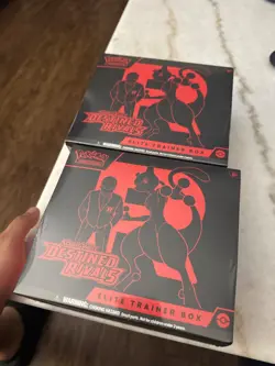 Pokemon TCG Destined Rivals Elite Trainer ETB Box Sealed - Image 1