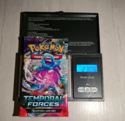Heavy 23.06g Pokemon Tcg temporal forces Booster Pack Factory Sealed New - Image 1