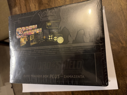 Pokemon TCG Sword & Shield Zamazenta ETB Elite Trainer Box PLUS New/Sealed - Image 3