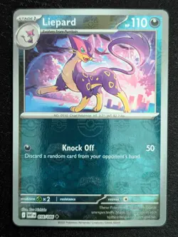 Liepard (Master Ball Pattern) 056/086 SV: White Flare Pokemon TCG NM - Image 1
