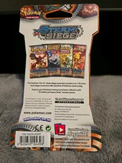 Pokemon XY Steam Siege Sleeved Booster Pack - Image 2