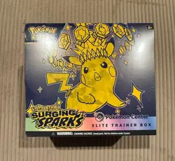 Surging Sparks PC ETB Pokemon Center Elite Trainer Box Sealed Exclusive CLEAN - Image 1