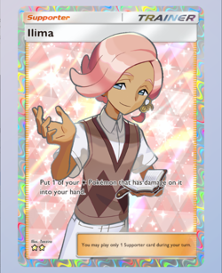Ilima Full Art 2⭐, Pokemon TCG Pocket, Celestial Guardians, English - Image 3