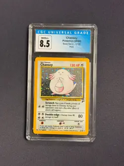🥚 Chansey Holo CGC 8.5 - 2000 Base Set 2 Pokemon 🥚 - Image 1