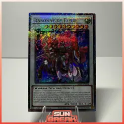Baronne de Fleur (Quarter Century Secret Rare) - RA01-EN034 - YU-GI-OH TCG NM - Image 1