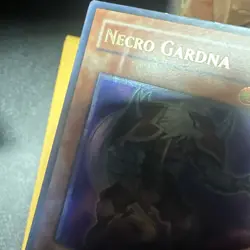1x (P) Necro Gardna - TAEV-EN012 - Ultimate Rare - Unlimited YuGiOh Crease - Image 3