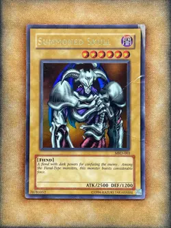 Yugioh Summoned Skull MRD-003 Ultra Rare Original Print HP - Image 1