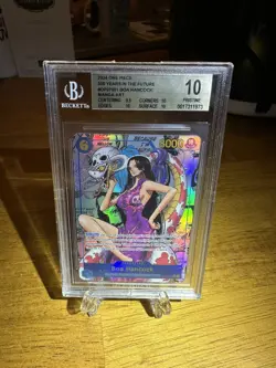 Beckett 10 Boa Hancock English Manga Alt Art OP07-051 One Piece TCG - Image 1