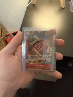 One Piece TCG Lucky.Roux Op09-015 TR ENGLISCH Near Mint - Image 1