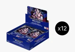 One Piece TCG Sealed Case 12x Box OP14 EB04 THE AZURE'S SEA SEVEN - ENGLISH ENG - Image 1