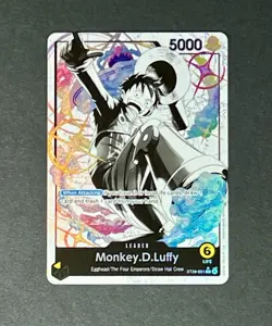 One Piece Monkey. D. Luffy ST29-001 (ALT ART) Leader Card Egghead English - Image 1
