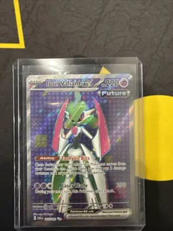 Iron Valiant ex - 225/182 - Pokemon Paradox Rift Full Art Ultra Rare Card NM - Image 1