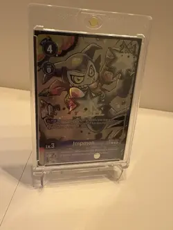Digimon Card Game Impmon BT19-067 Kenji Signed Special Version 2.5 - Image 1