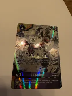 Digimon Card Game Impmon BT19-067 Kenji Signed Special Version 2.5 - Image 3